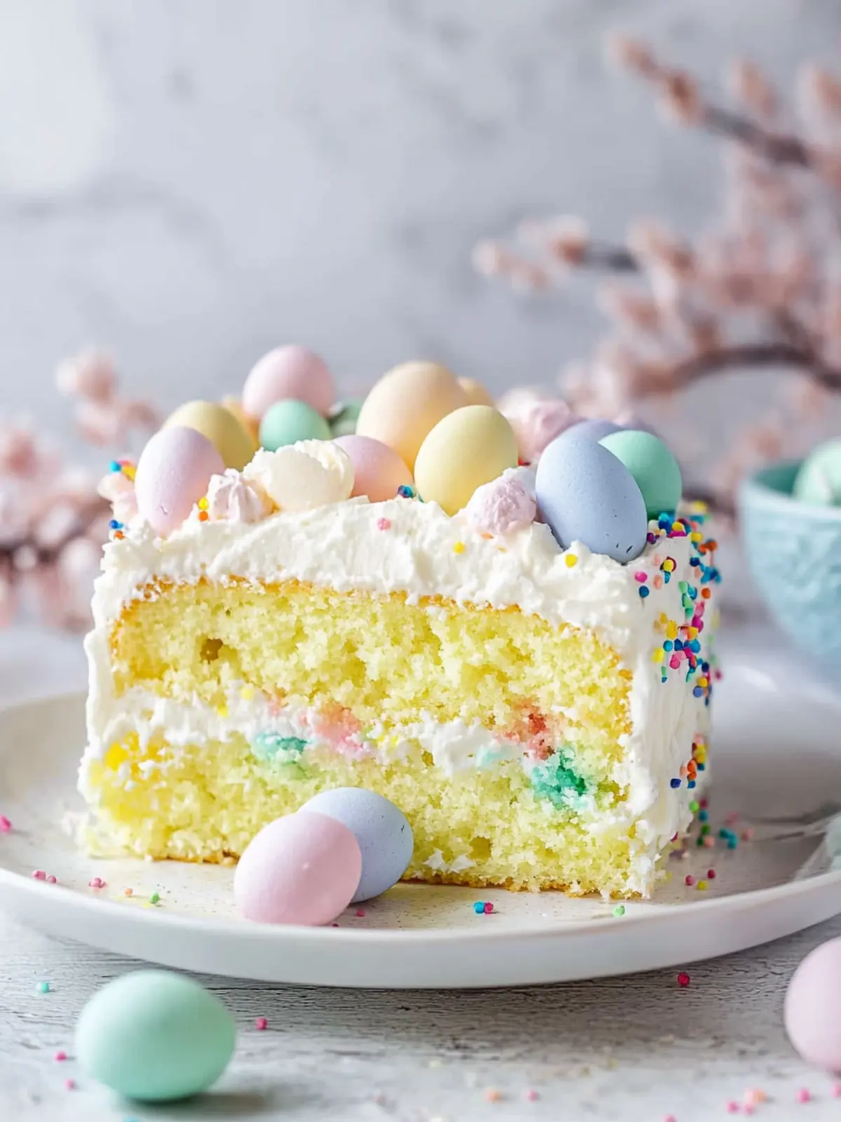 Easter Poke Cake: A Colorful Twist on a Classic Delight