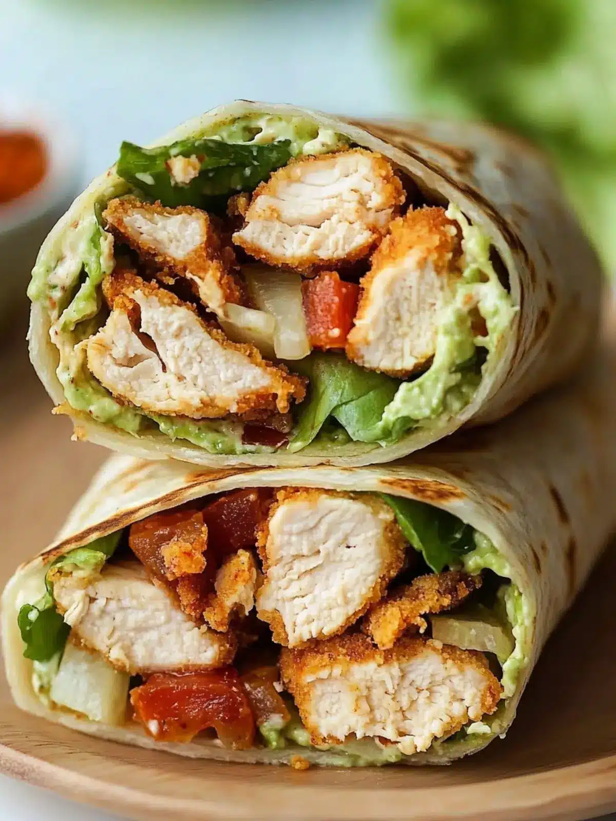 Chicken Caesar Wrap (Crispy Version)