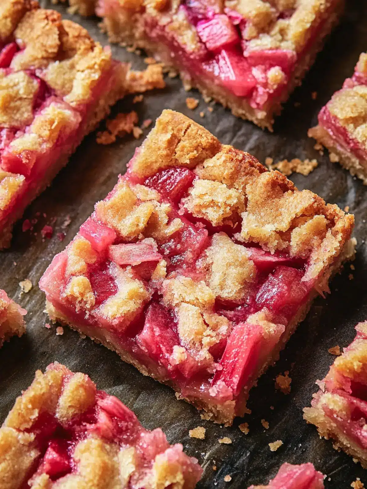 Rhubarb bars recipe