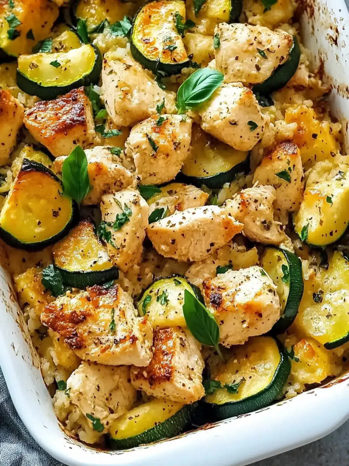Easy Chicken Zucchini Bake Recipe