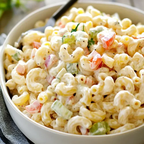 The Ultimate Creamy Macaroni Salad