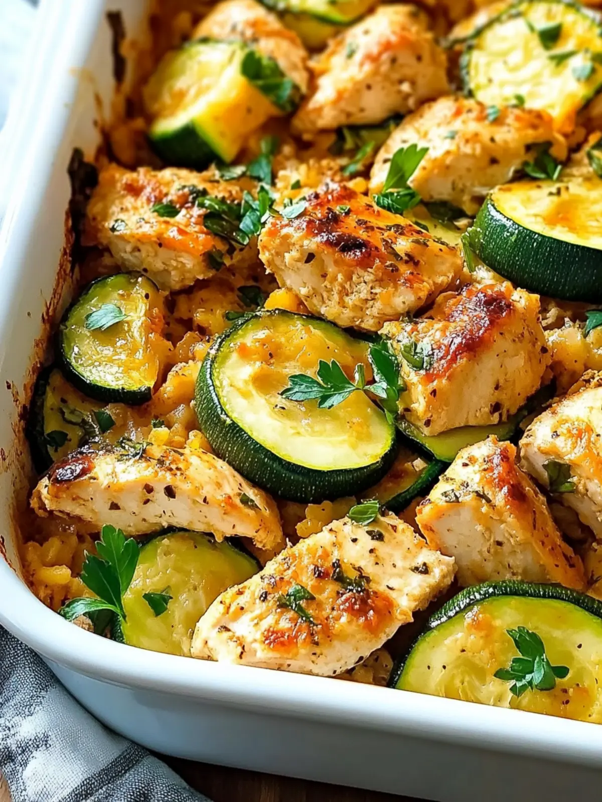 Easy Chicken Zucchini Bake Recipe