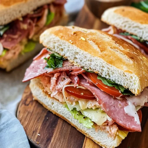 Viral Grinder Sandwich (Italian TikTok Sandwich)