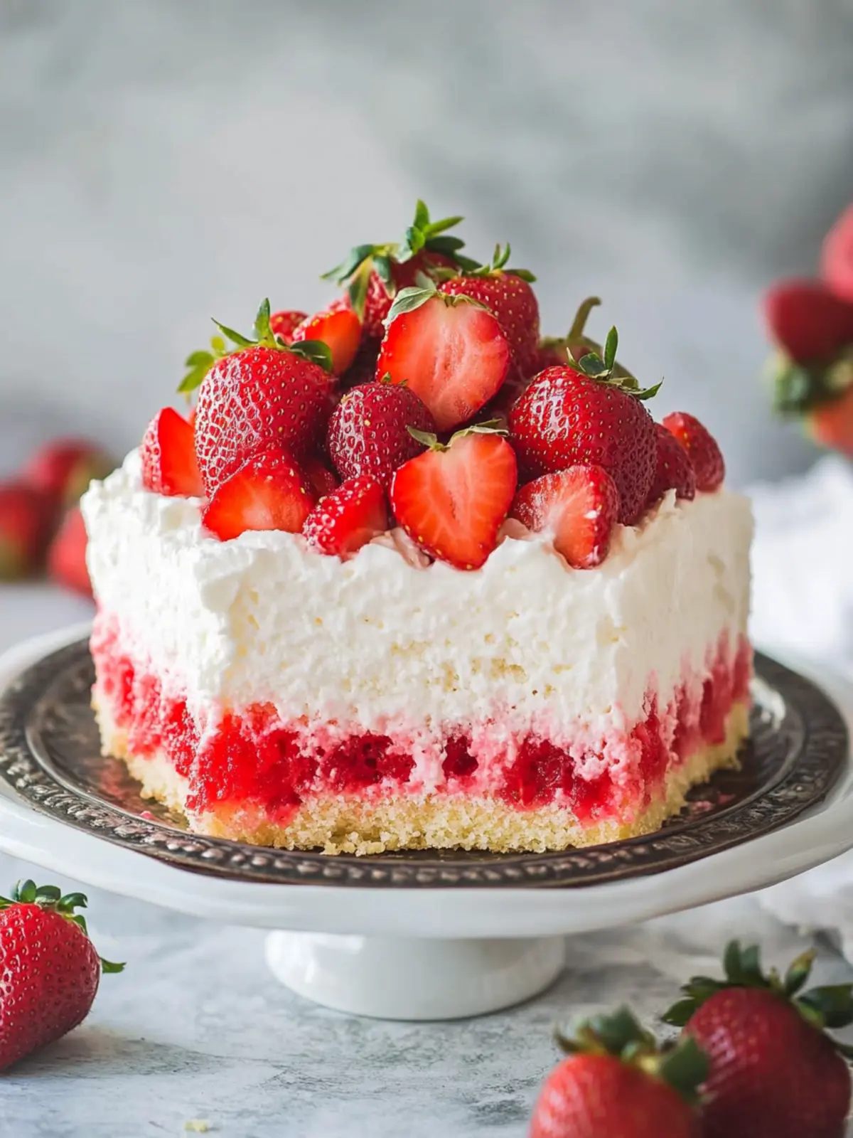 Strawberry Poke Cake