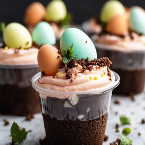 Easter Dirt Cups Recipe