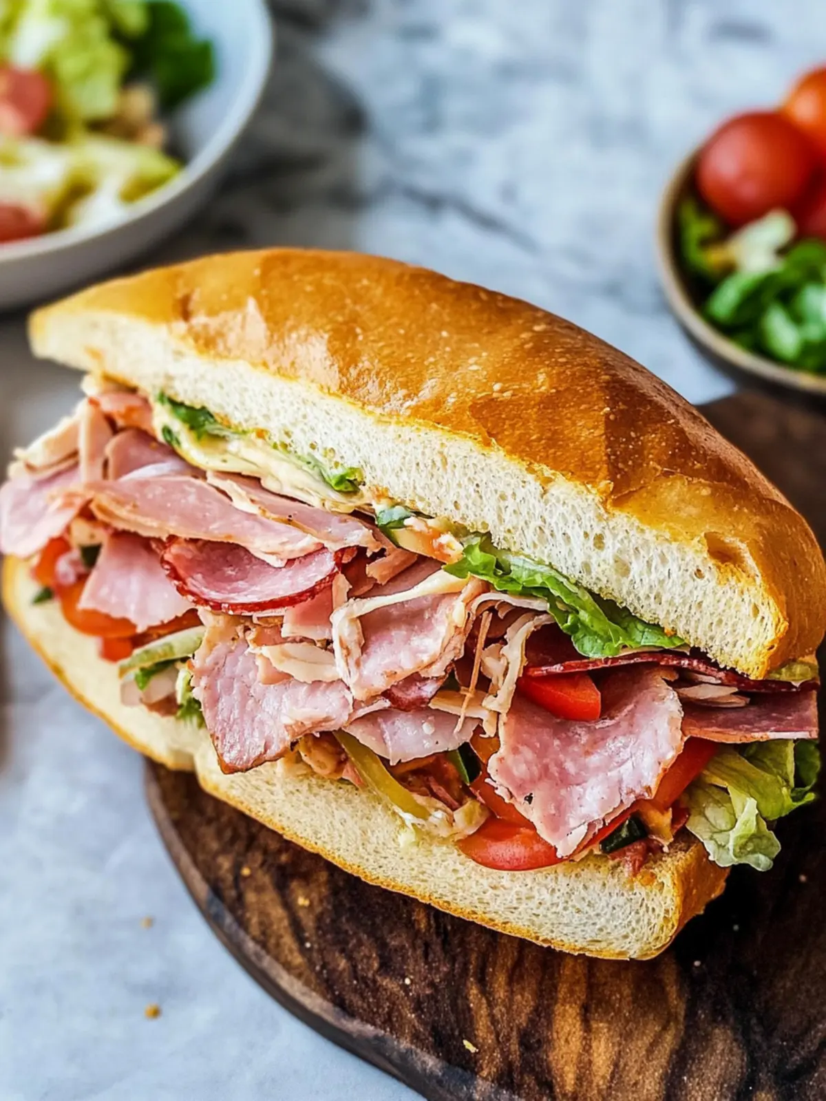 Viral Grinder Sandwich (Italian TikTok Sandwich)