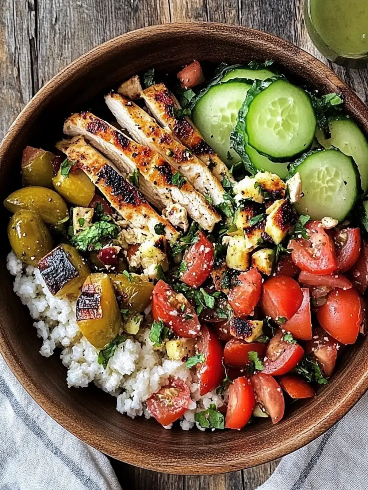 Greek Chicken Bowls