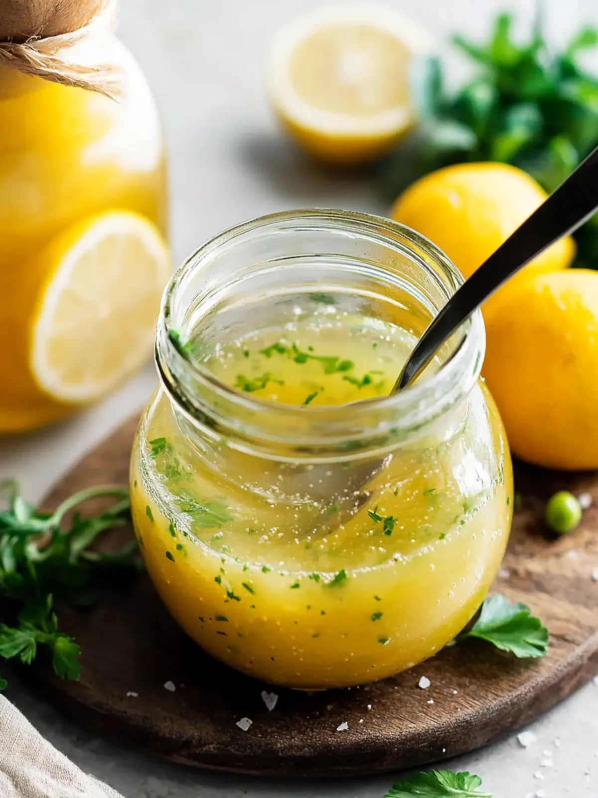 Lemon vinaigrette dressing