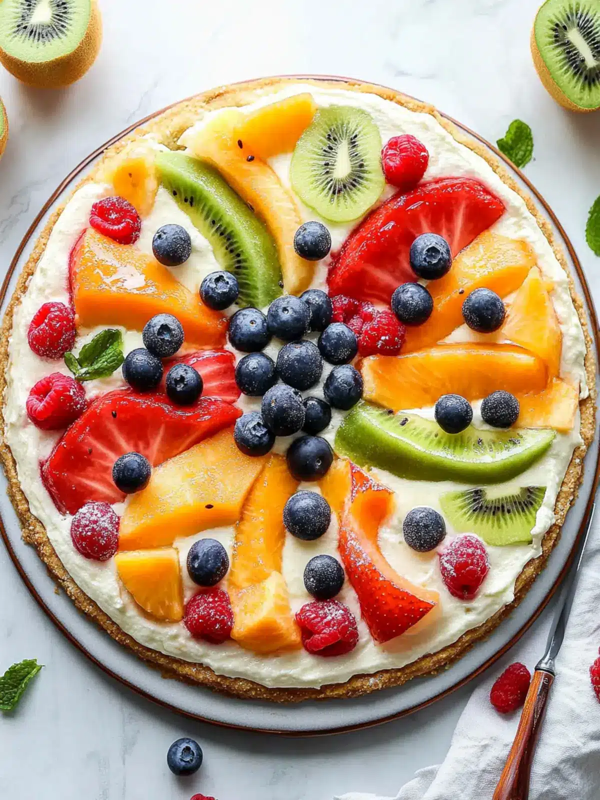 Irresistible Fruit Pizza: A Sweet Twist on Classic Dessert