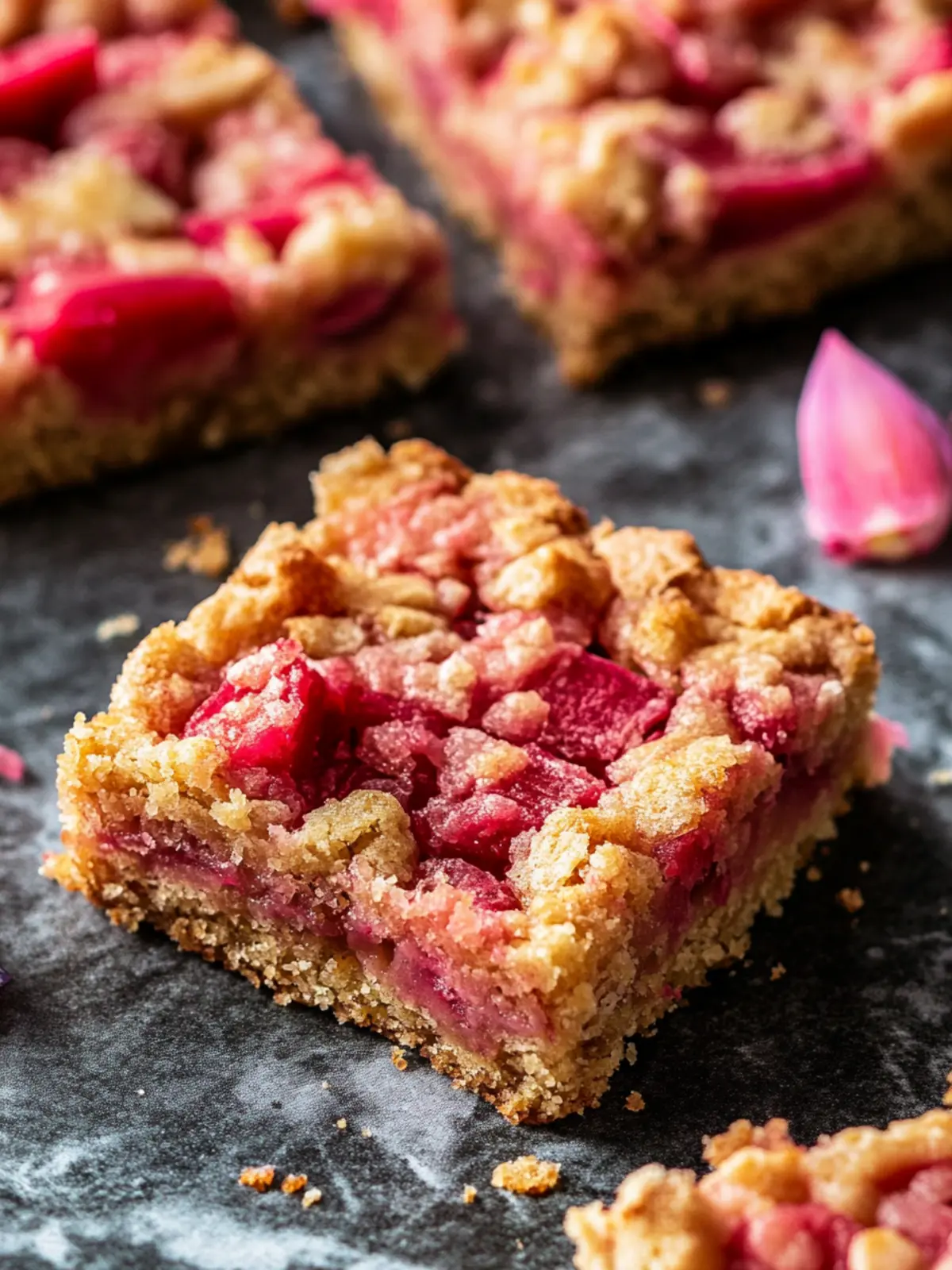 Rhubarb bars recipe