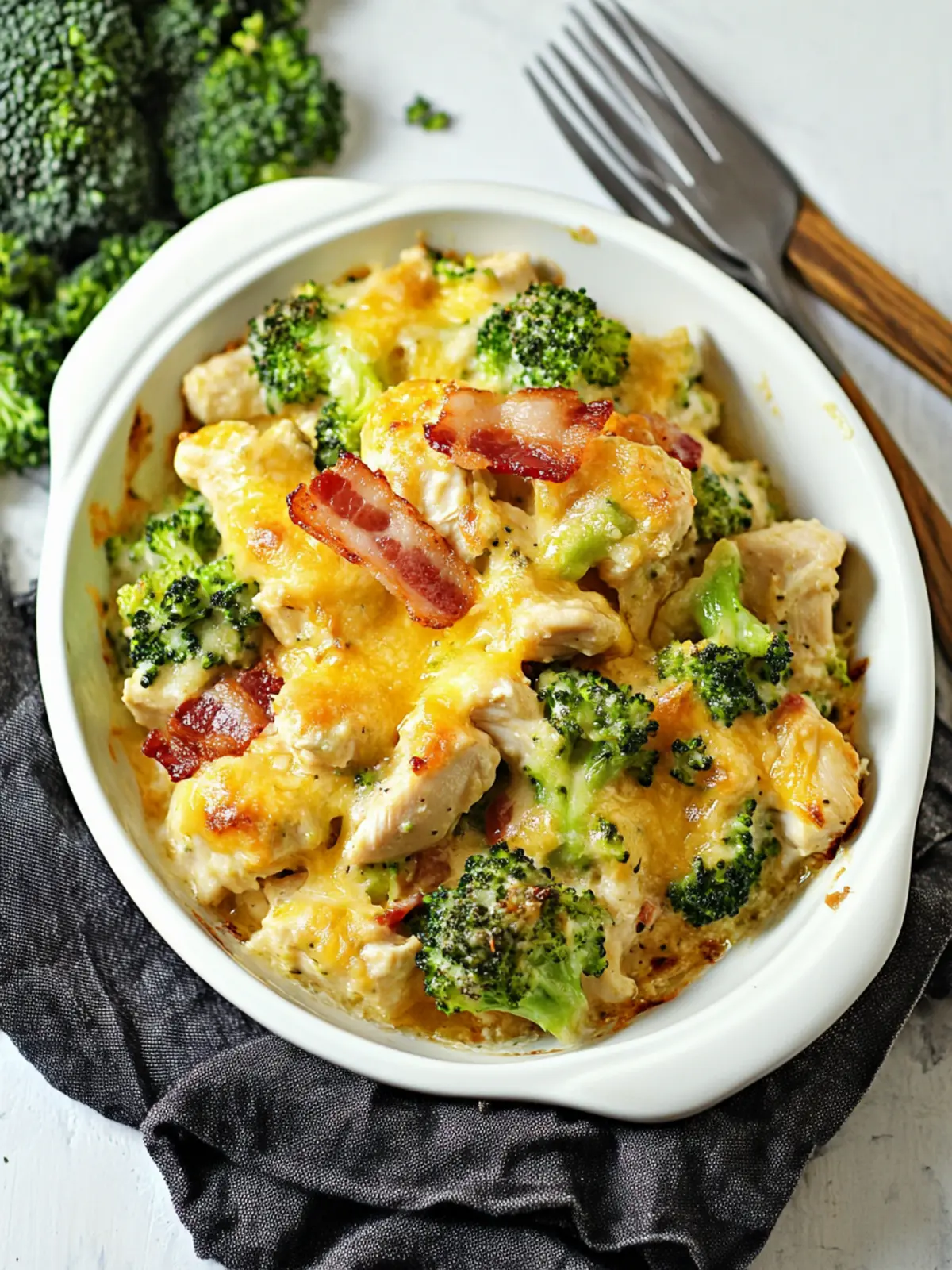 Satisfy Cravings with Low Carb Chicken Casserole and Bacon