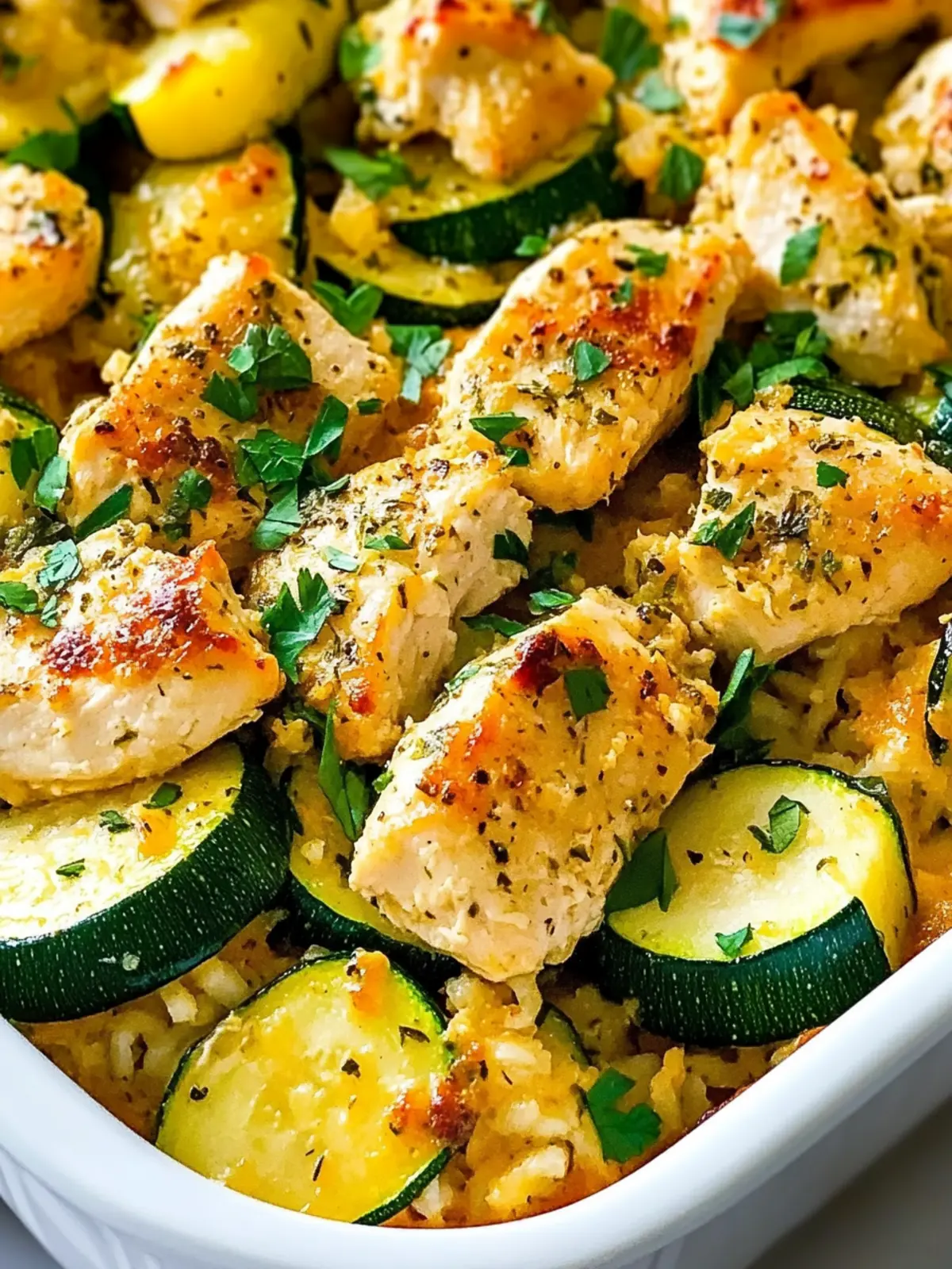 Easy Chicken Zucchini Bake Recipe