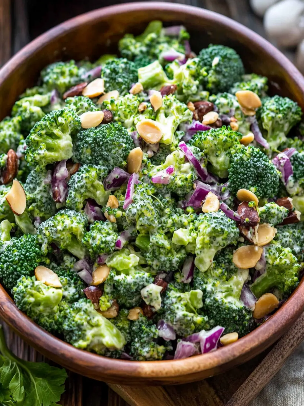 Refreshing Broccoli Salad with Cheddar and Crunchy Delights