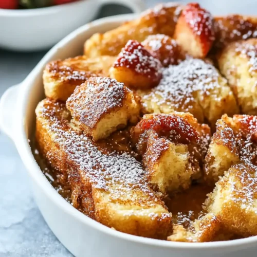 overnight french toast bake