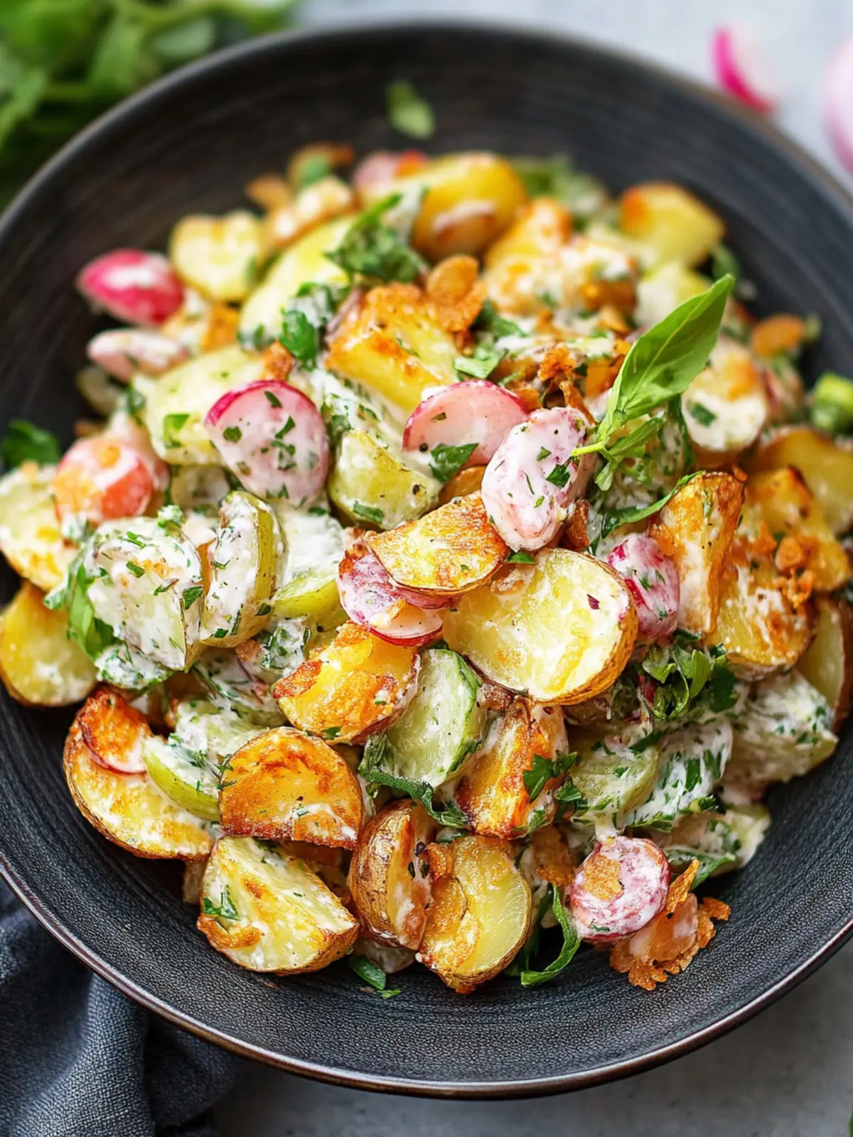 Ultimate Crispy Potato Salad Recipe that Shatters Boredom