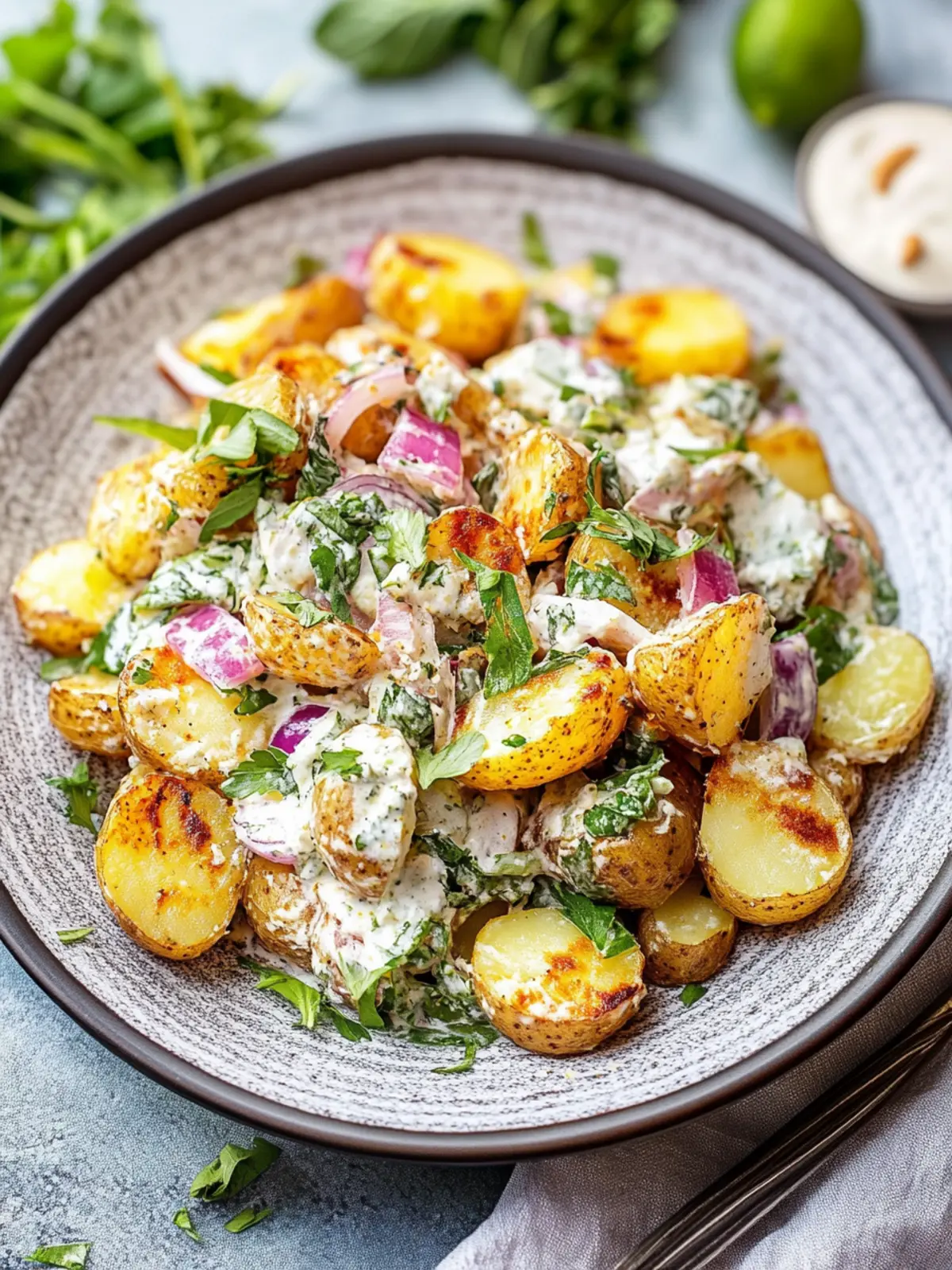 crispy potato salad