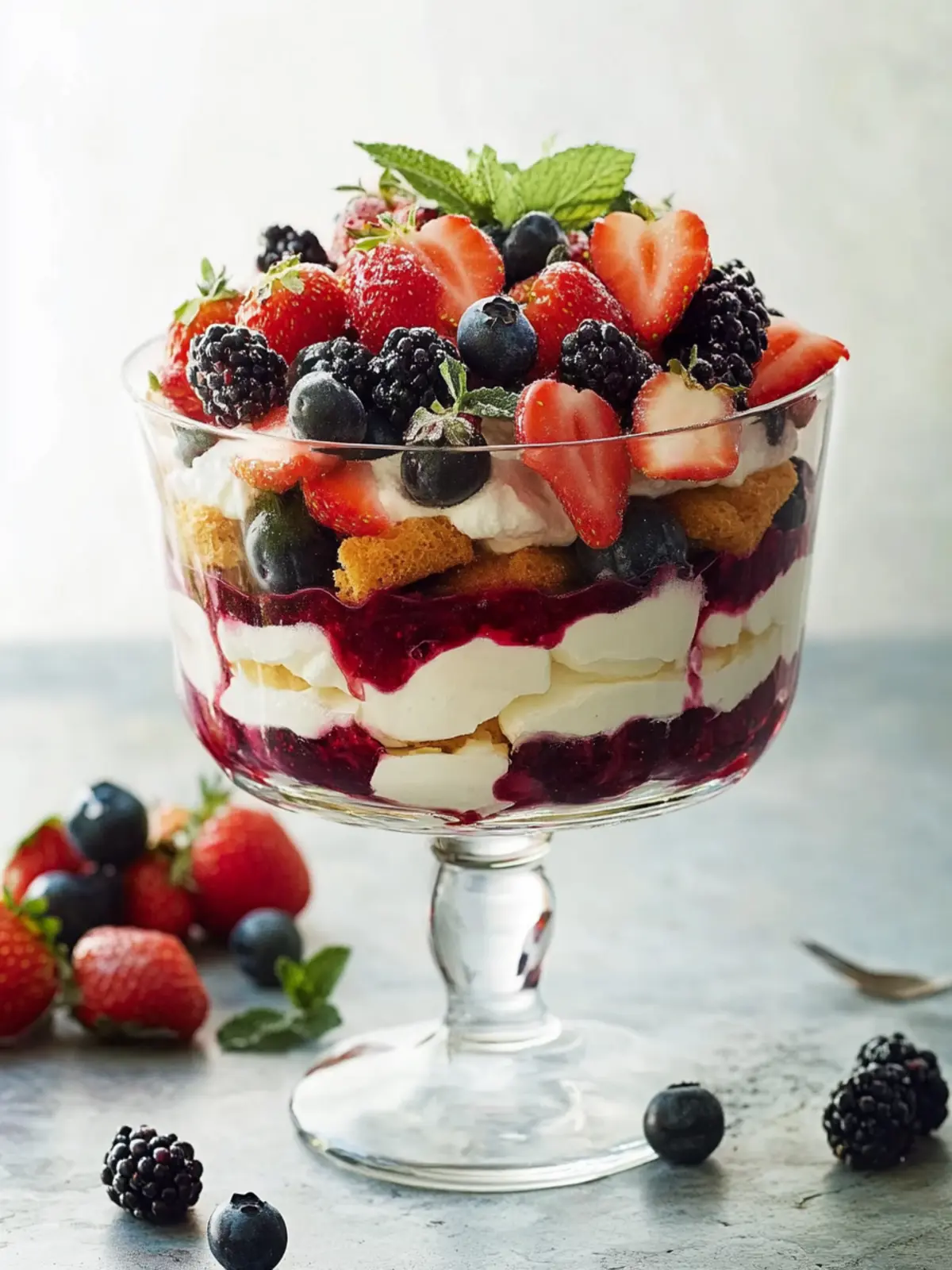 Summer Berry Trifle