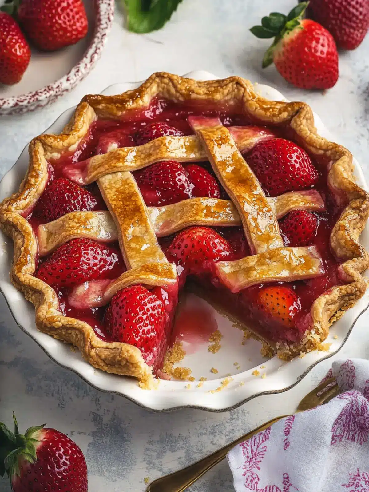strawberry pie