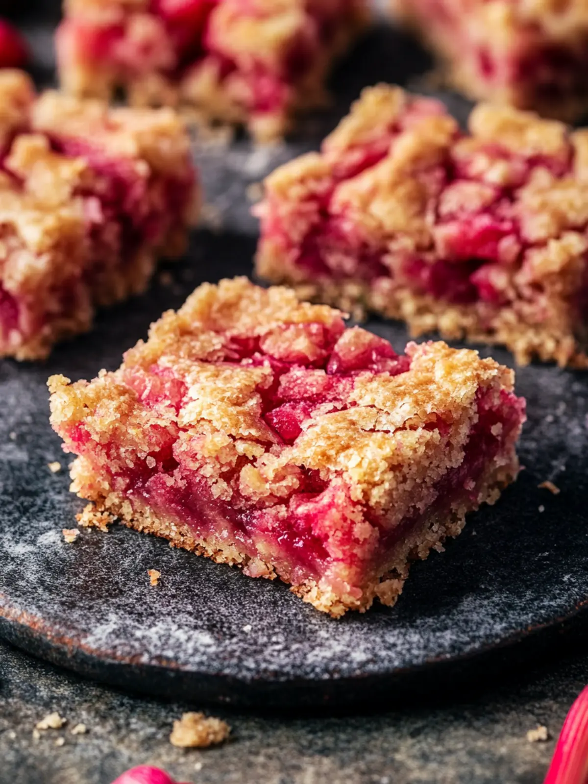 Rhubarb bars recipe