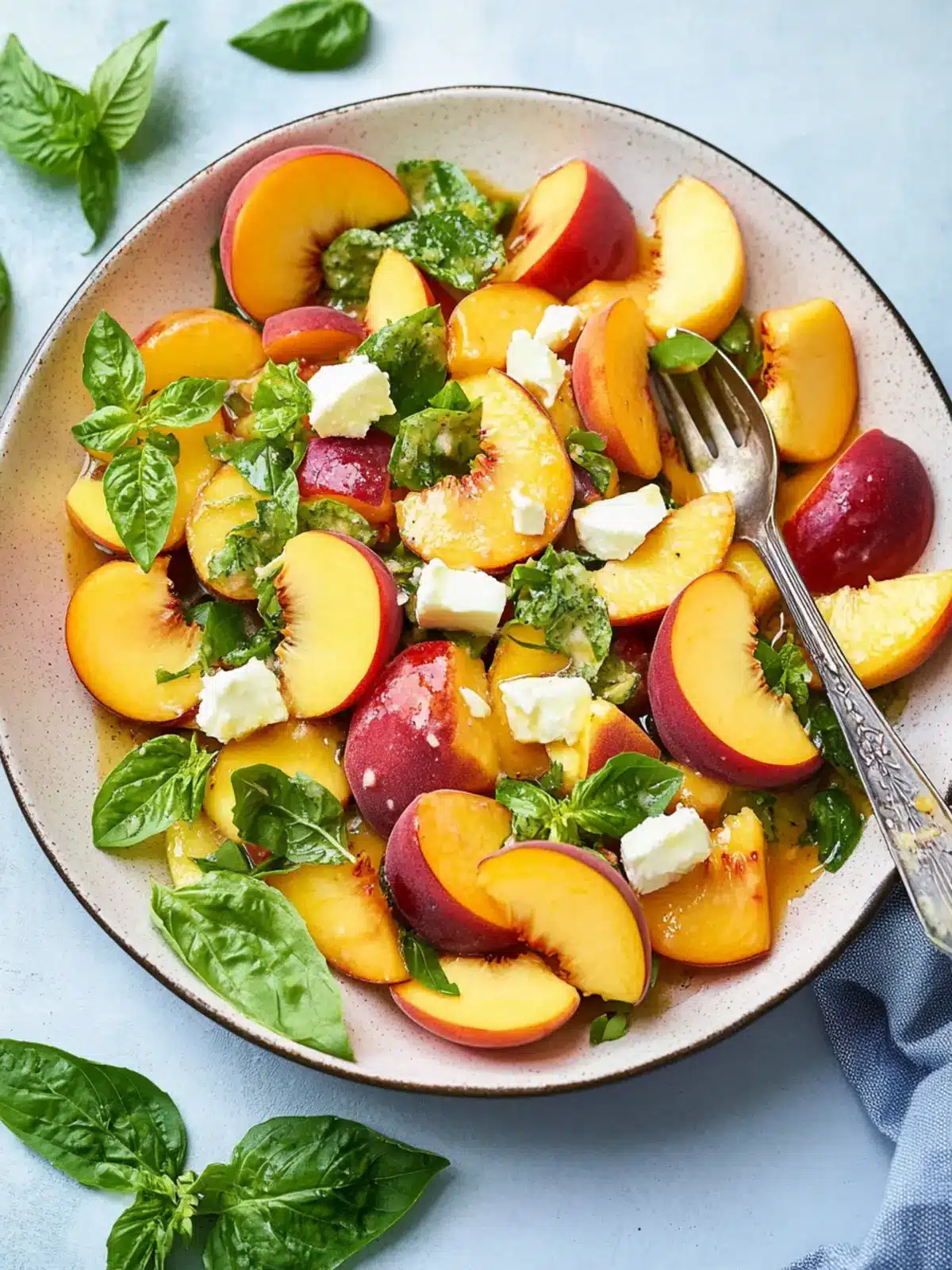Peach salad recipe