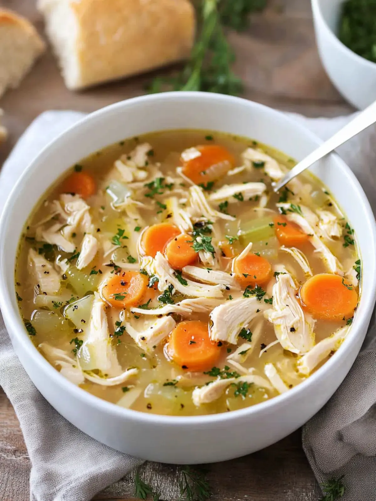 Best Ever Crockpot Chicken Soup