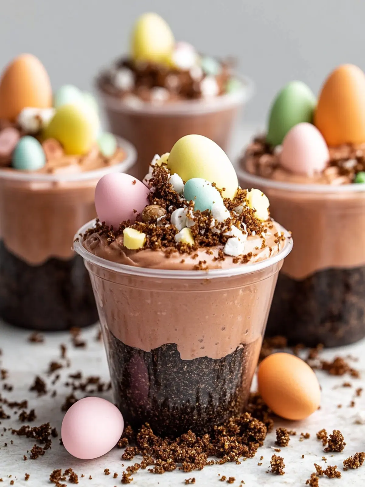 Easter Dirt Cups Recipe