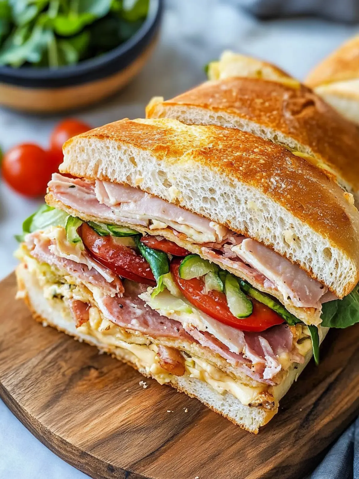 Viral Grinder Sandwich (Italian TikTok Sandwich)