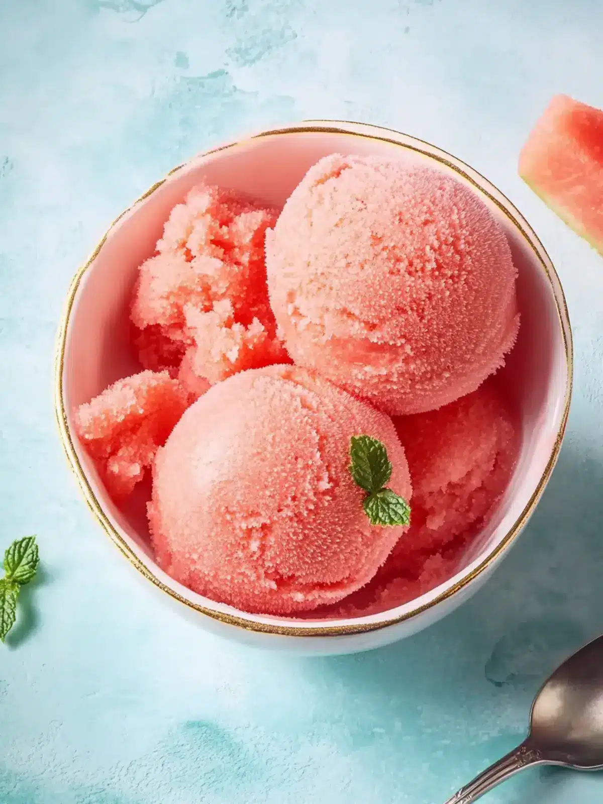 Watermelon sorbet recipe