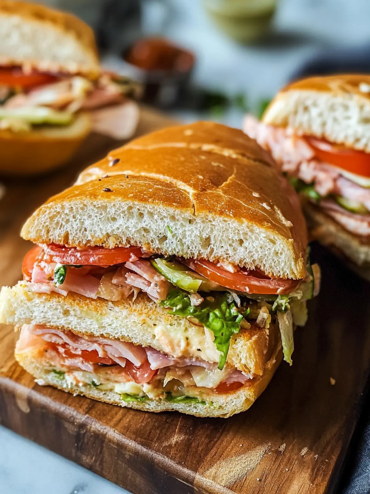 Viral Grinder Sandwich (Italian TikTok Sandwich)