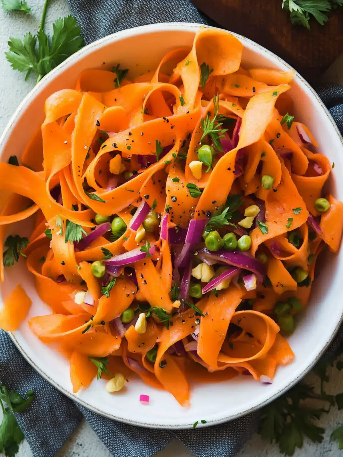 Fresh and Flavorful Carrot Ribbon Salad Recipe You’ll Love
