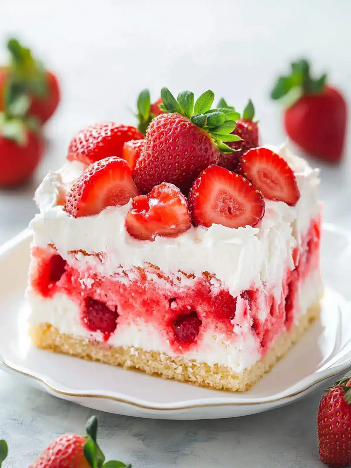 Strawberry Poke Cake