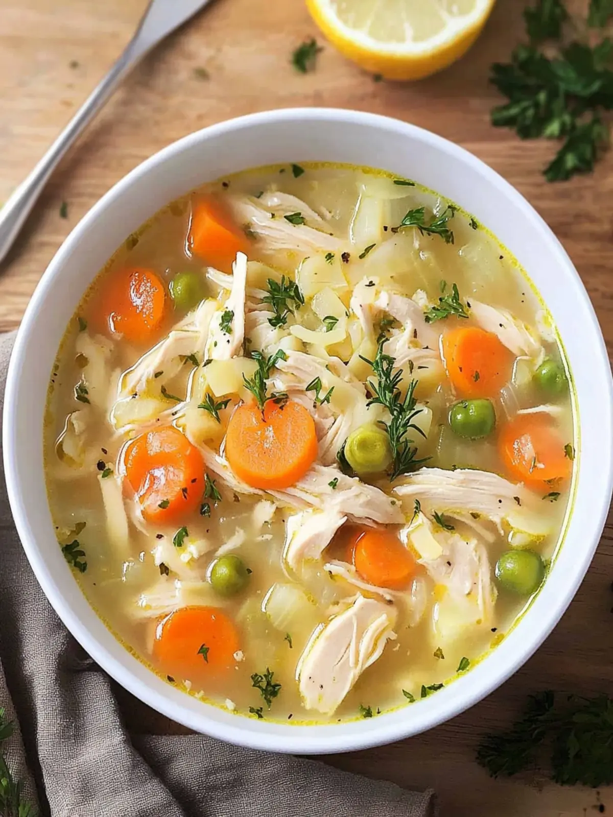 Best Ever Crockpot Chicken Soup