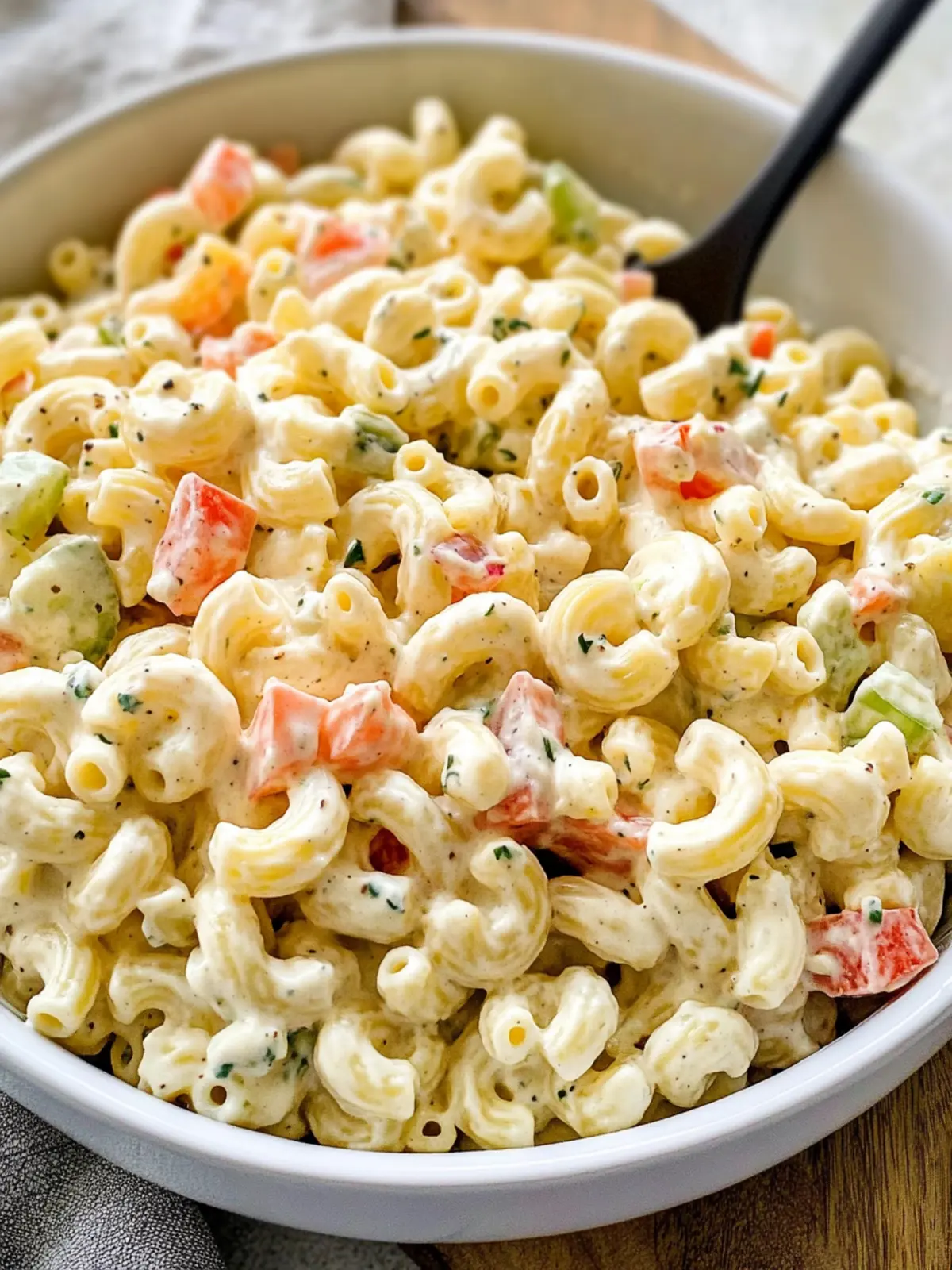 The Ultimate Creamy Macaroni Salad