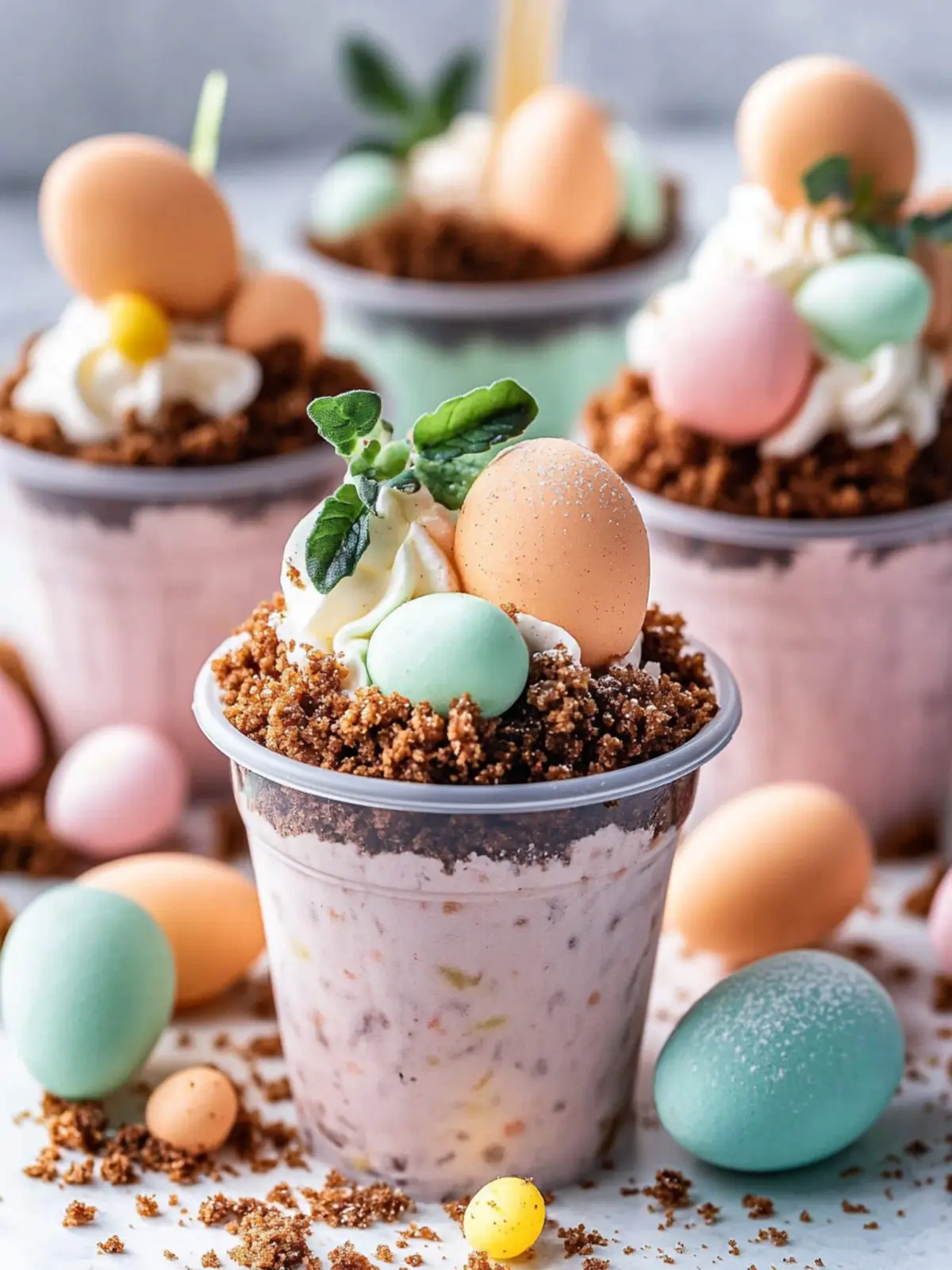 Easter Dirt Cups Recipe