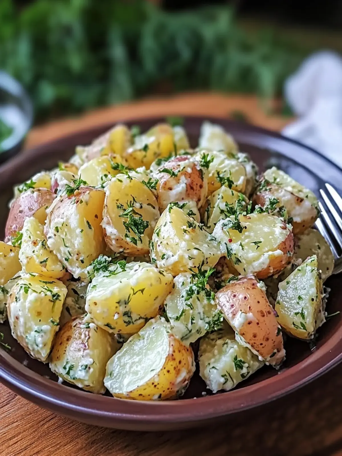 Classic French Potato Salad – No Mayo, Full Flavor Recipe