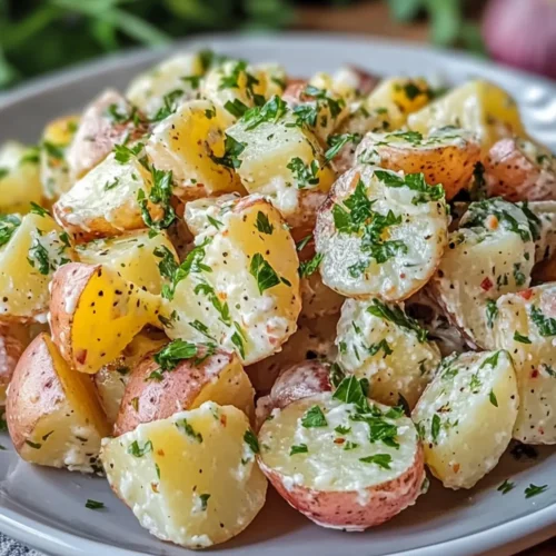 Classic French Potato Salad – No Mayo, Full Flavor Recipe