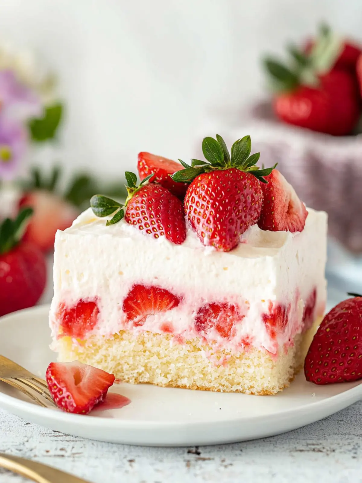 Irresistible Strawberry Poke Cake to Wow Your Guests