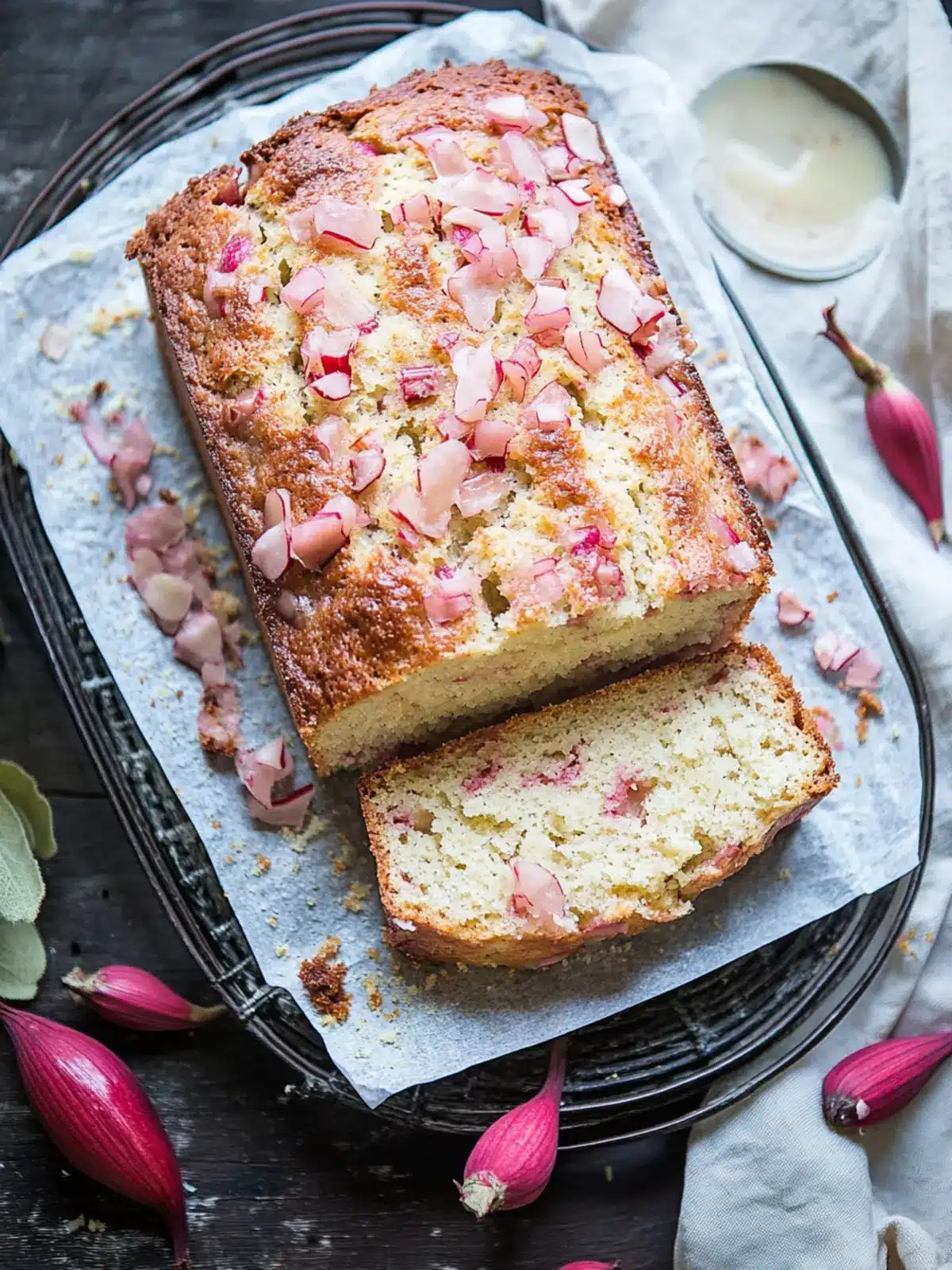 Rhubarb bread recipe