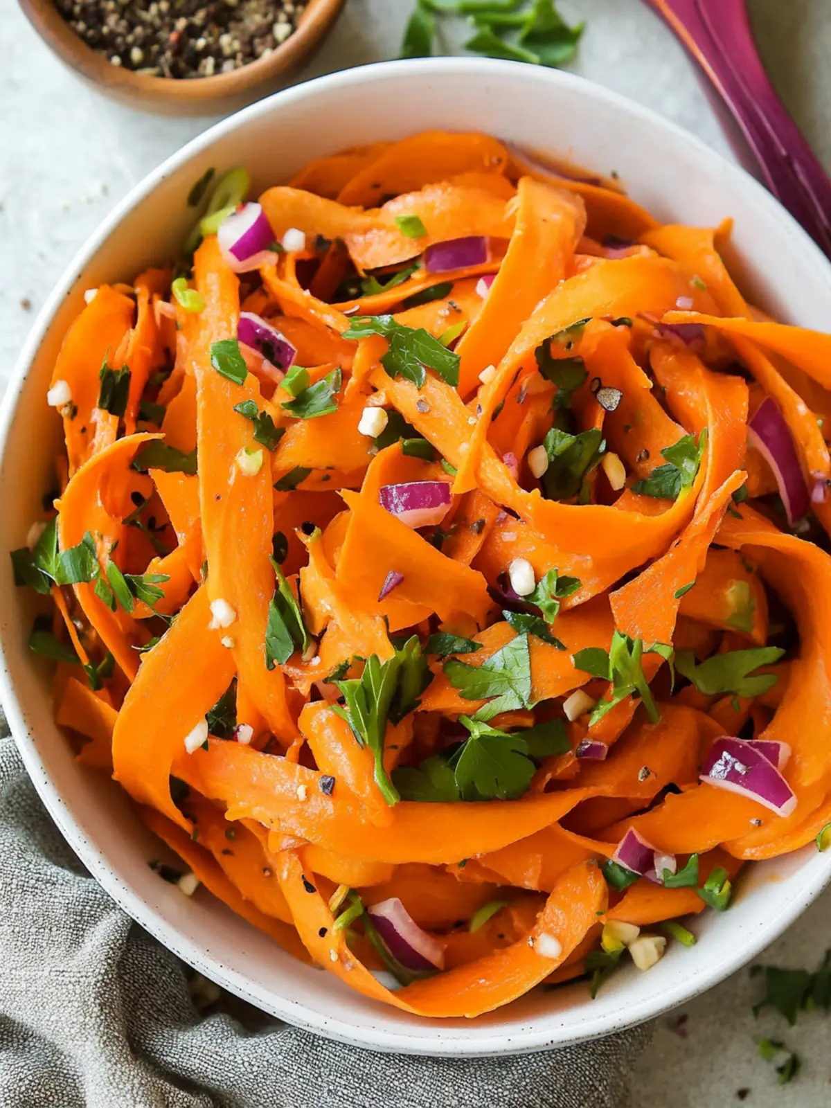 Fresh Carrot Ribbon Salad Recipe You’ll Crave Every Day