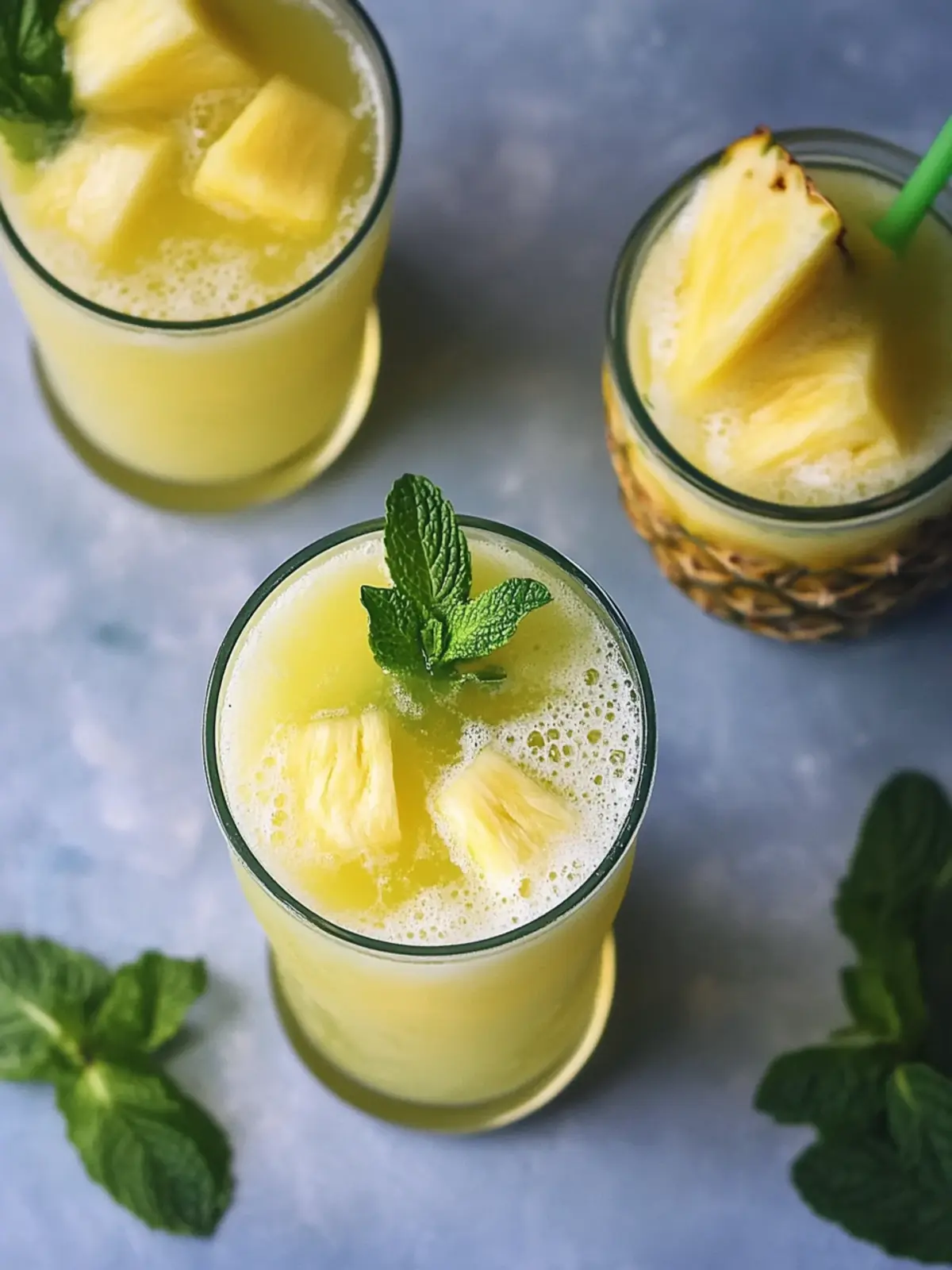 Pineapple Mint Agua Fresca: Refreshing Quick Sip for Summer