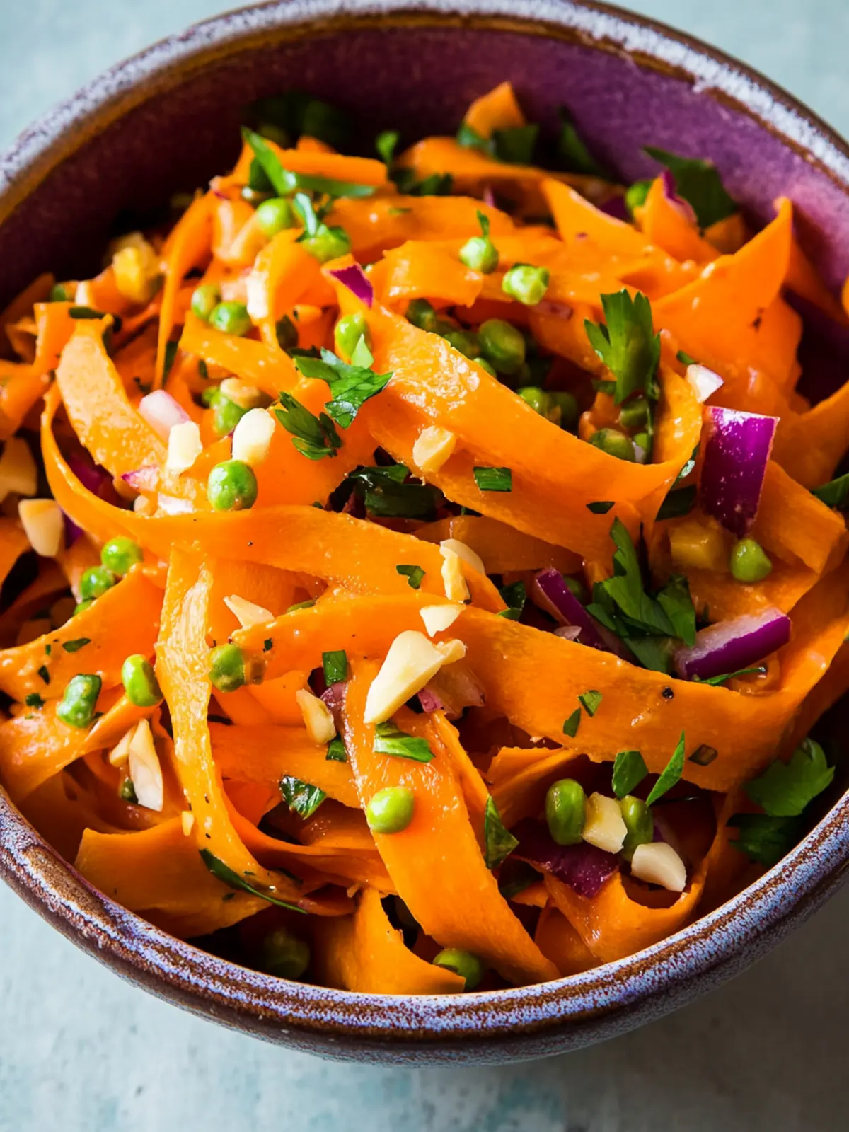 Carrot ribbon salad recipe