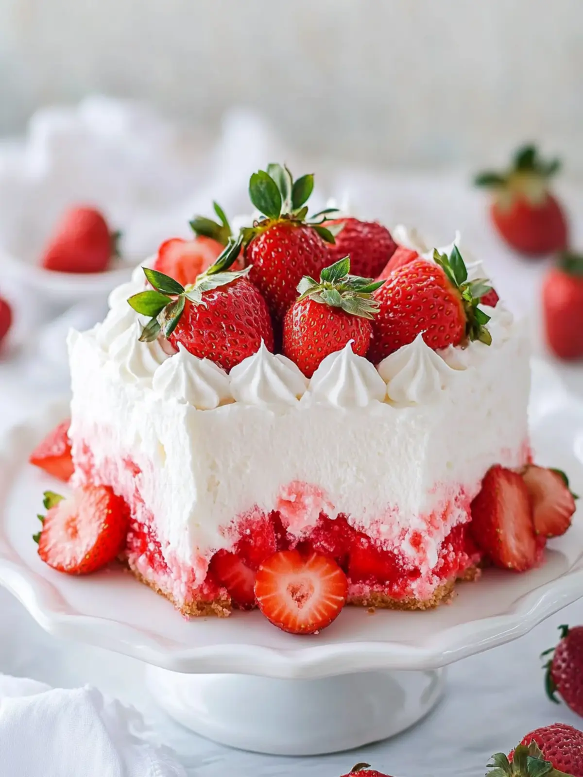 Delicious Strawberry Poke Cake That Refreshes Any Day