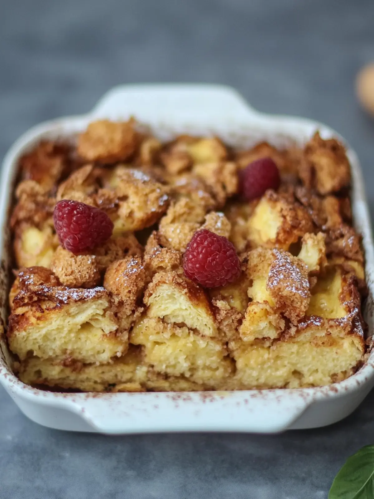 Overnight Brioche French Toast Casserole