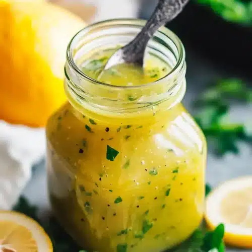 Lemon vinaigrette dressing