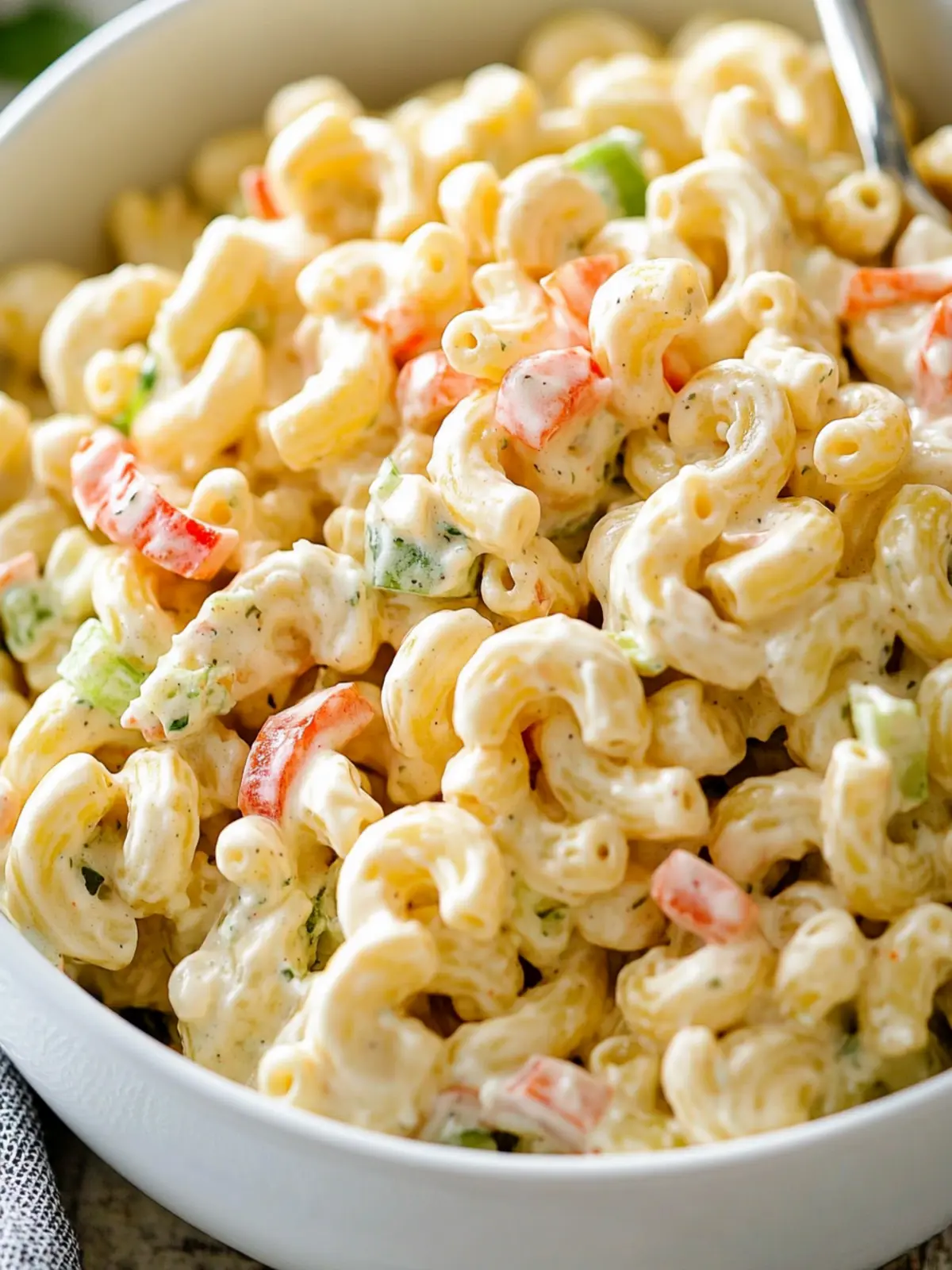 The Ultimate Creamy Macaroni Salad
