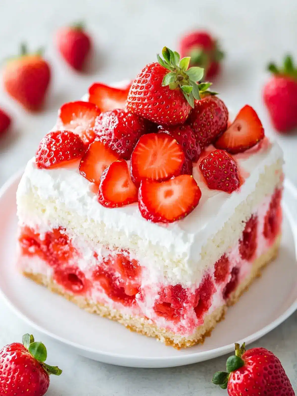 Strawberry Poke Cake