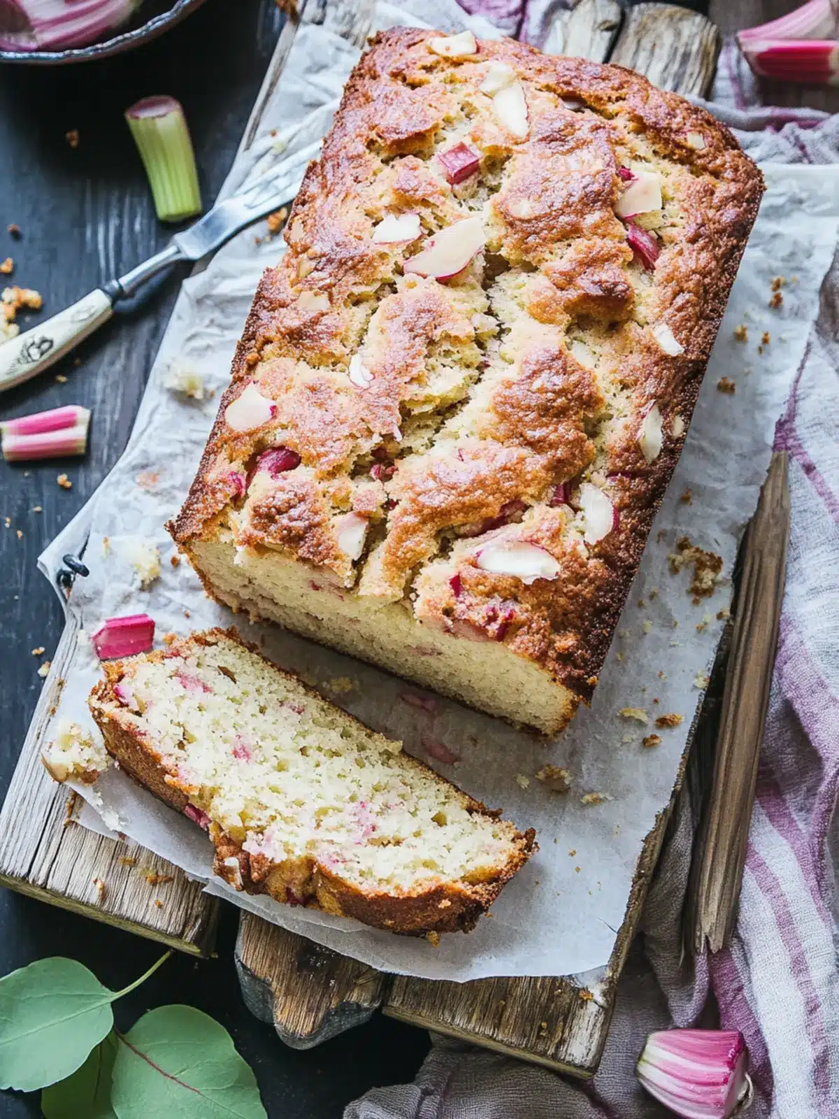 Rhubarb bread recipe