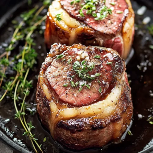 Bacon wrapped filet mignon recipe