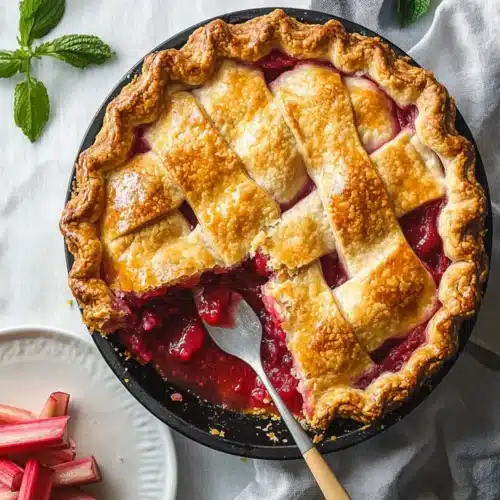 rhubarb pie