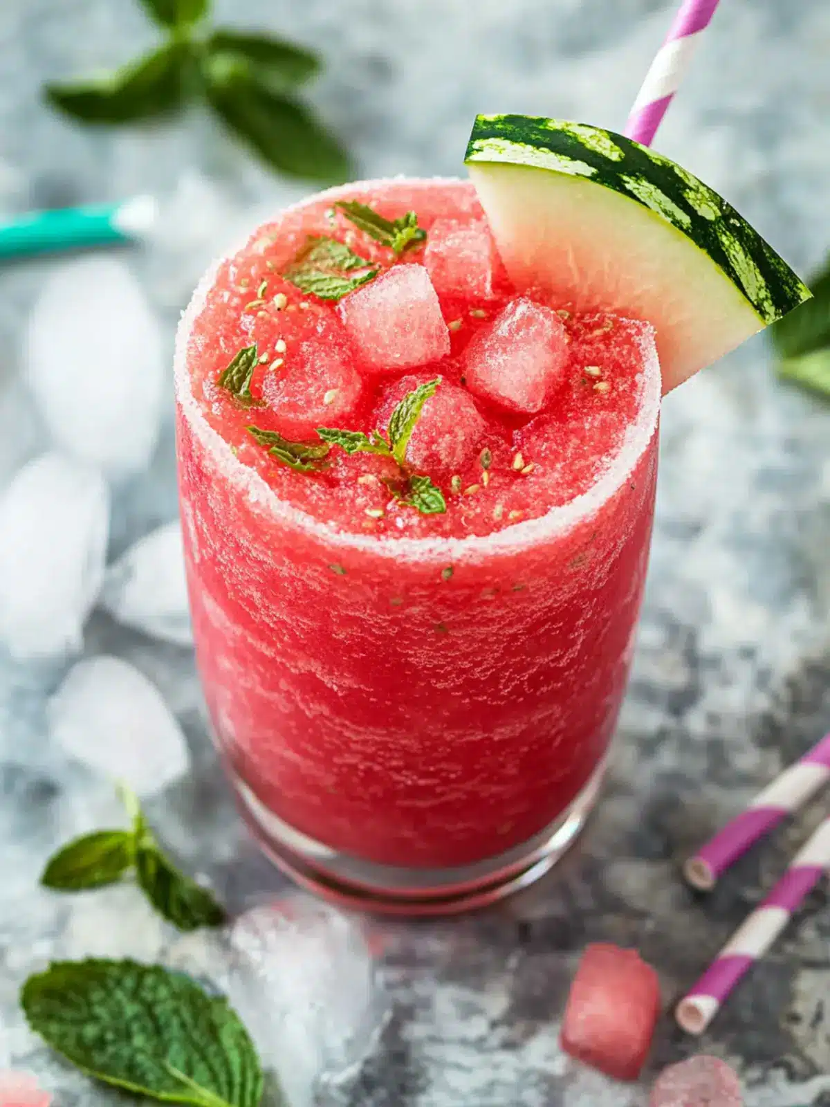 Watermelon slushie recipe